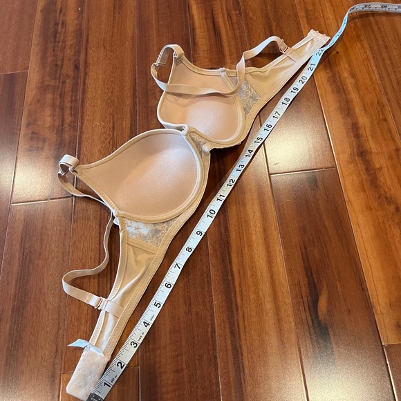 Rene Rofe Beige Bra Style B2389 Underwire Nude Floral Intimates New Size 34B - Picture 9 of 9